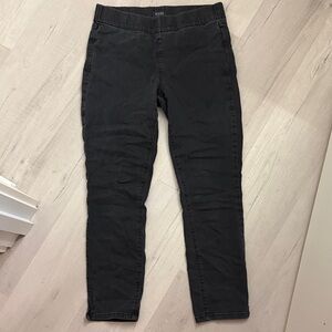 NYDJ Black Pull-On Ankle Skinny Jeans